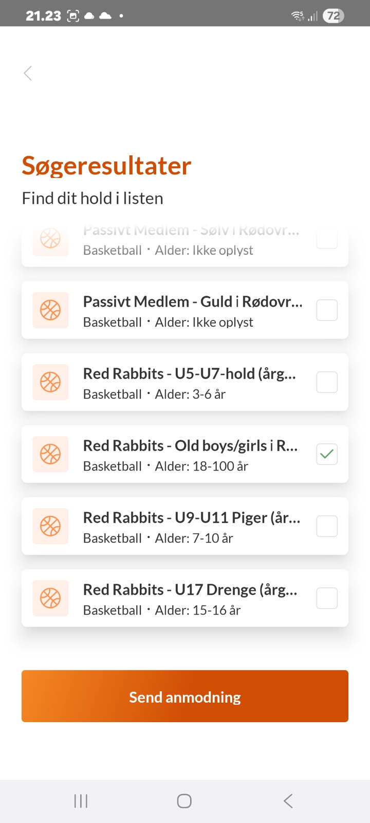 Rødvore Red Rabbits basketball